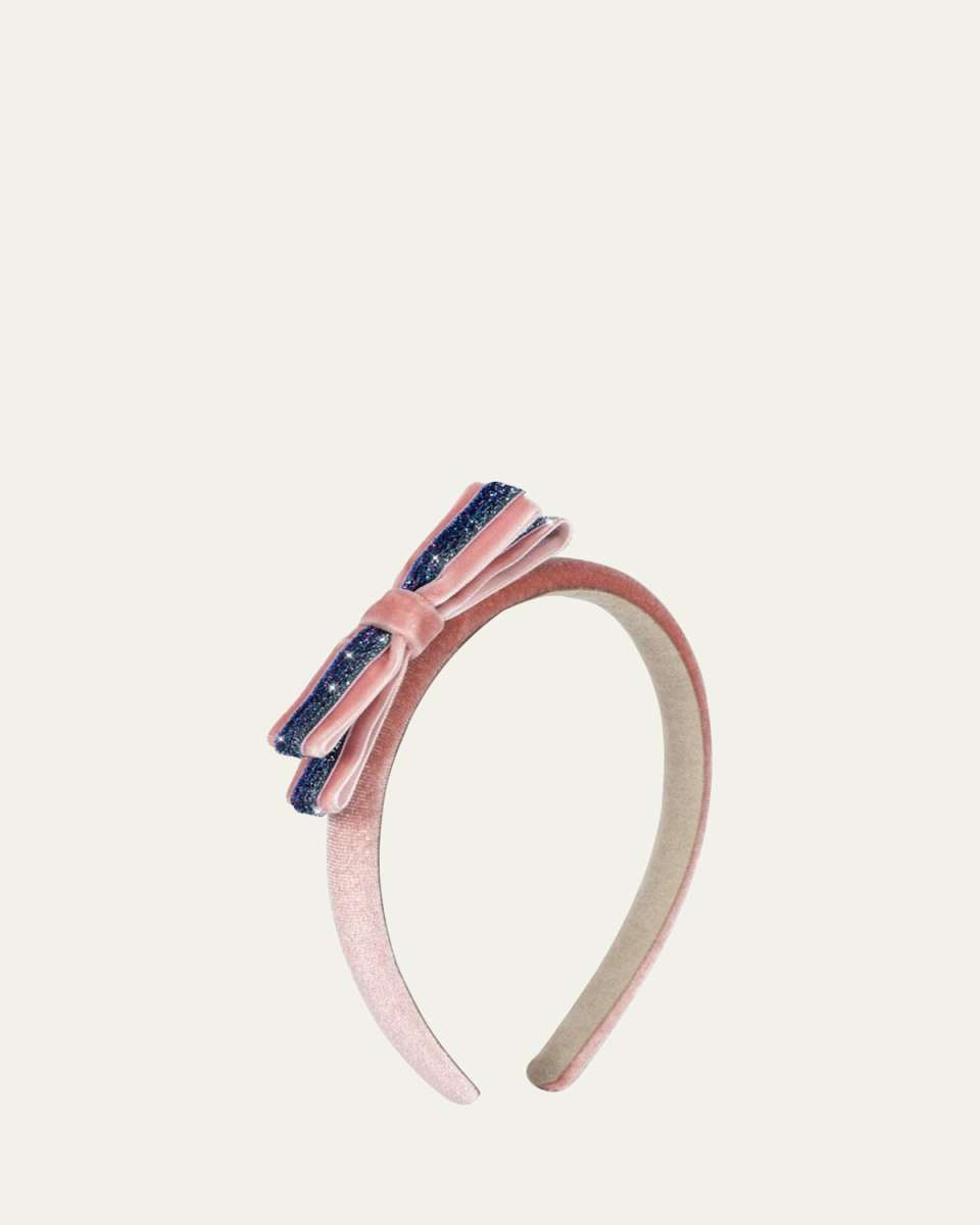 Velvet Bow Headband